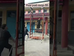 二重マスト貨物リフト 水力倉庫貨物リフト 二重ガイドレール 7m