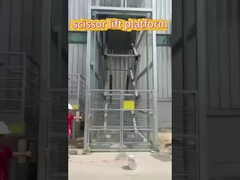 垂直立立水力リフトテーブル 3m 2000kg 固定シザリリフトプラットフォーム