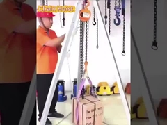 手動の連鎖吊り上げ装置 0.5 トンの手動連鎖吊り上げ装置