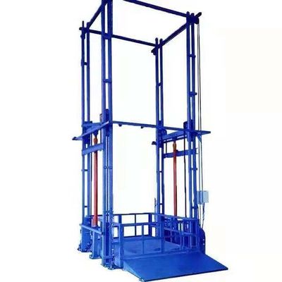 購入 1 トン - 50 トン 4 ポスト貨物リフト 水力貨物リフト 壁掛け online manufacture