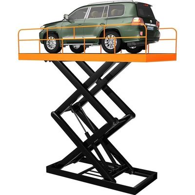 購入 5000kg 水力電動シザーの駐車用カーリフトテーブル online manufacture