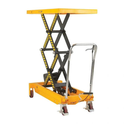 購入 1m 工業用水力リフトテーブル 800kg 負荷 ダブルシザー トロッリーリフト online manufacture