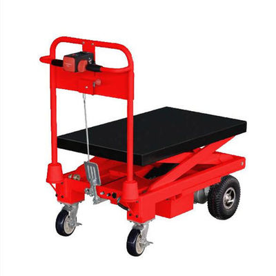 購入 1500kg マニュアルシザーリフトテーブル 赤 水力式テーブルリフトカート online manufacture