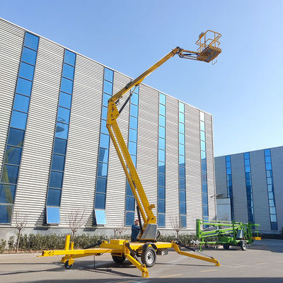 購入 16m 引引式関節式ブームリフト 200kg 空中作業 引引式関節式マンリフト online manufacture