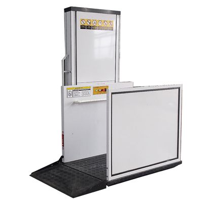 購入 アパート エクステリア 垂直プラットフォーム エレベーター 3.5m ハンディキャップ 垂直プラットフォーム エレベーター online manufacture