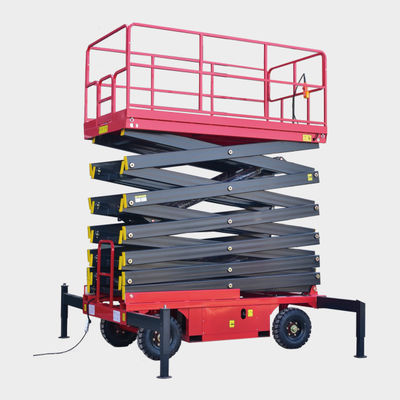 購入 500kg モバイルシザーリフト プラットフォーム 空中作業 6m 電動シザーリフト online manufacture