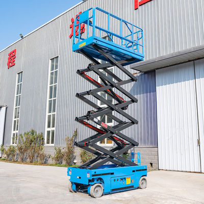 購入 10m 320kg 自走式リフティングプラットフォーム 電動駆動式移動式シザーリフティング online manufacture