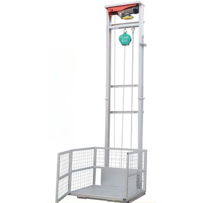 購入 電動水力貨物エレベーター 4m 倉庫用小型リフティングプラットフォーム online manufacture