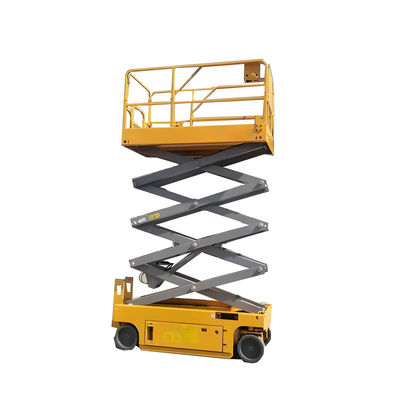購入 230kg 450kg 電動移動シザリリフトプラットフォーム 自走式リフティングテーブル online manufacture