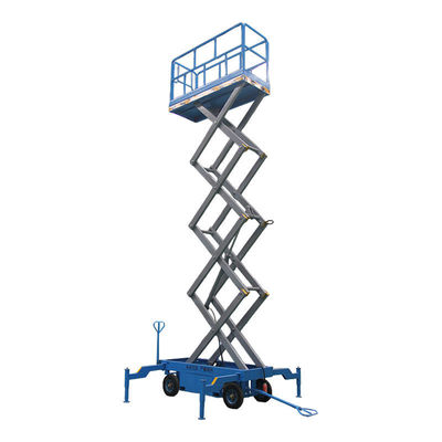 購入 6m 8m 10m 12m 水力電動シザー 移動式エレベーター 空中作業台 online manufacture
