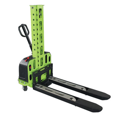 購入 0.5t 1.2m 半電動パレットスタッカー 自動リフティング 電動フォークリフト online manufacture