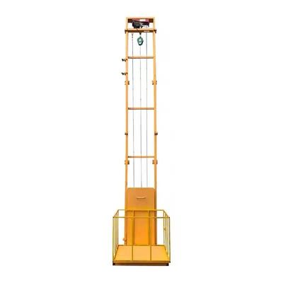 購入 0.5 - 1トン 6m貨物エレベーター 倉庫 使用水力垂直貨物エレベーター online manufacture