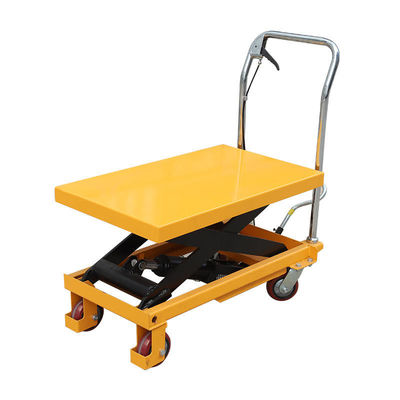 購入 0.5 - 2トンのシザーマニュアルトロッキー 工業用水力リフトテーブル online manufacture