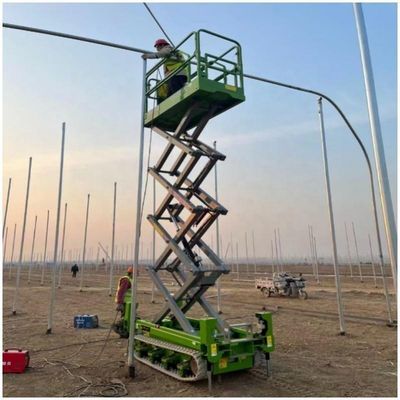 購入 電動シザリリフト 空中作業 8m 10m 450kg モバイル水力リフト online manufacture