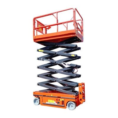 購入 8m 10m 450kg 自走式リフト 高空作業用の移動式シザリリフト online manufacture