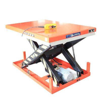 購入 2 トン小型リフトテーブル 倉庫用水力シザリリフトプラットフォーム online manufacture
