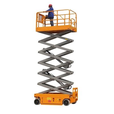 購入 電動水力 8m 10m 自走シザーリフトプラットフォーム 空中作業 online manufacture
