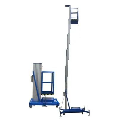 購入 6 - 12m アルミニウム合金 1人用 水力式リフティングプラットフォーム 電動式空中リフト online manufacture