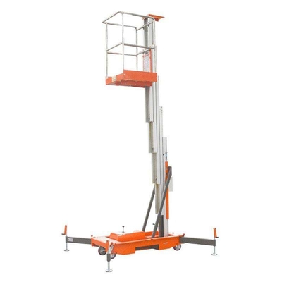 購入 200kg 12m 14m モバイル 垂直 シングル マスト リフト ワーク プラットフォーム online manufacture