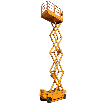購入 320kg 12m 自走式シザーリフト モバイル油圧リフトプラットフォーム online manufacture