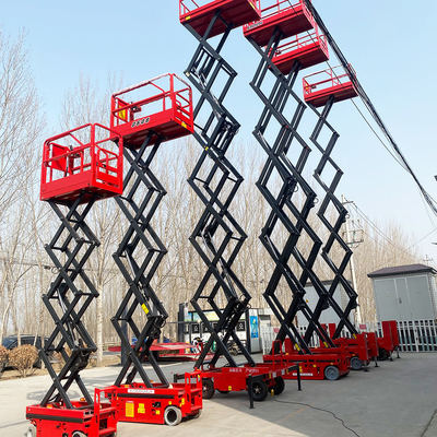購入 Self-propelled Scissor Lift 8m 10m 12m 14m Hydraulic Scissor Lift Platform オンライン製造
