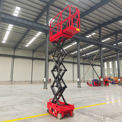 購入 Self-propelled Electric Scissor Lift 6m 230kg Mini Aerial Work Platform オンライン製造