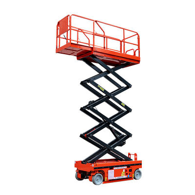 購入 4m 6m 8m Self Propelled Electric Scissor Lift For Warehouse Cleaning Window オンライン製造