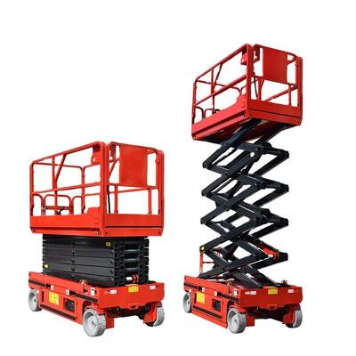 購入 Electric Hydraulic Scissor Lift 4m - 14m Self Propelled Scissor Lift オンライン製造
