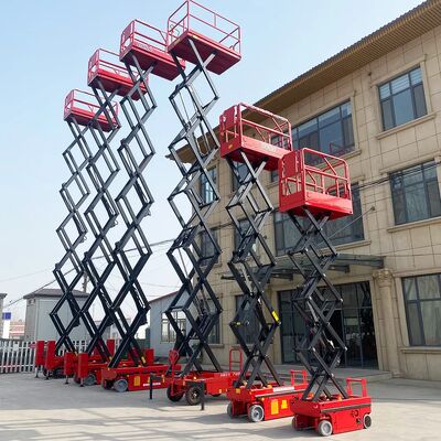 購入 Electric Self Propelled Aerial Work Platform 6m 8m Scissor Lift オンライン製造