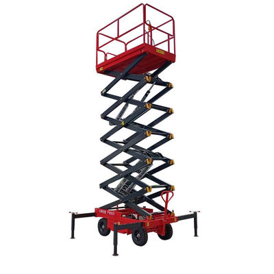 1000kg 負荷 12m シザーリフト ポータブル シザーリフト プラットフォーム 1T