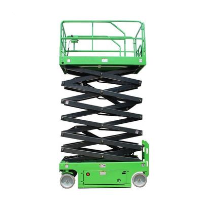 450kg シザーリフト 自走 6m モバイル水力リフト グリーン