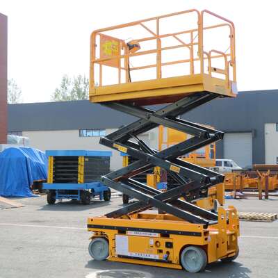 CE認証付き小型全電気液圧自走シザリリフト
